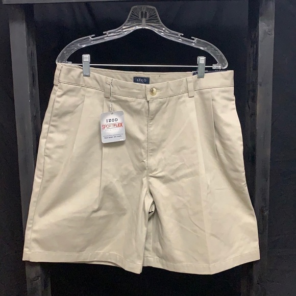 𝅺IZOD- chino shorts. NWT - Picture 1 of 5